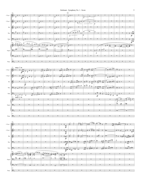 Symphony No. 1, for Organ and Orchestra image number null