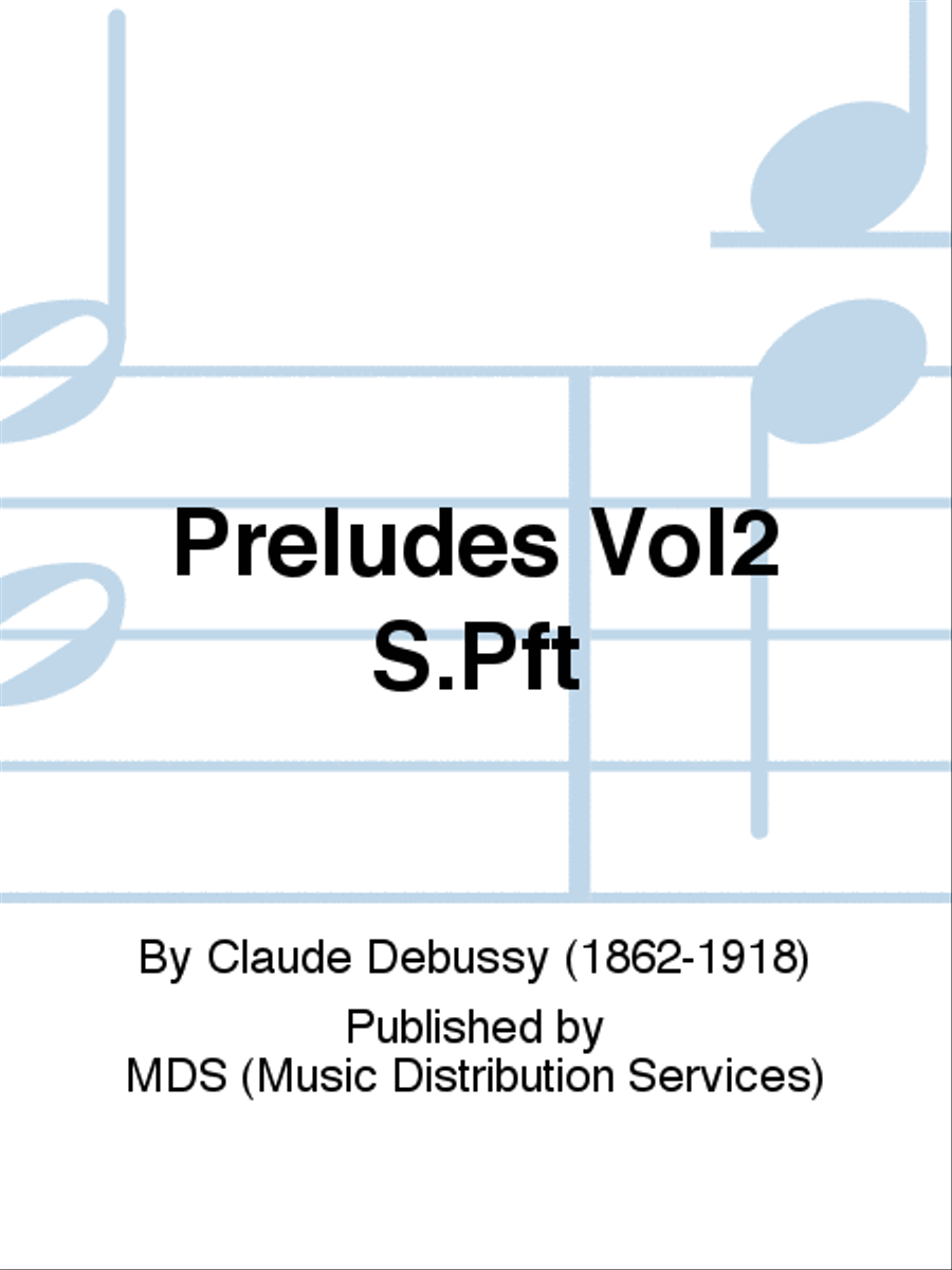 PRELUDES VOL2 S.Pft Piano Solo scores gallery preview page 1