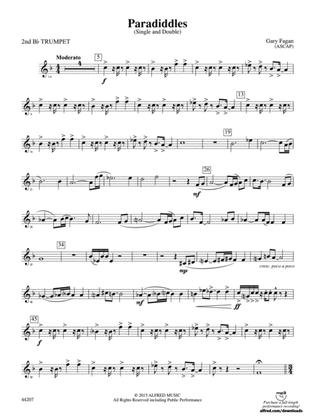 Paradiddles: 2nd B-flat Trumpet