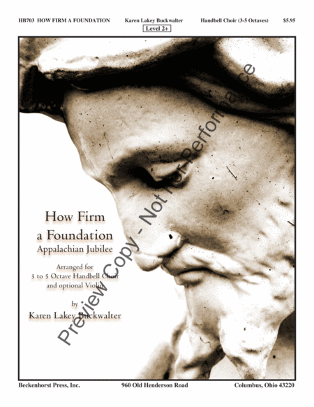 How Firm a Foundation - Buckwalter image number null