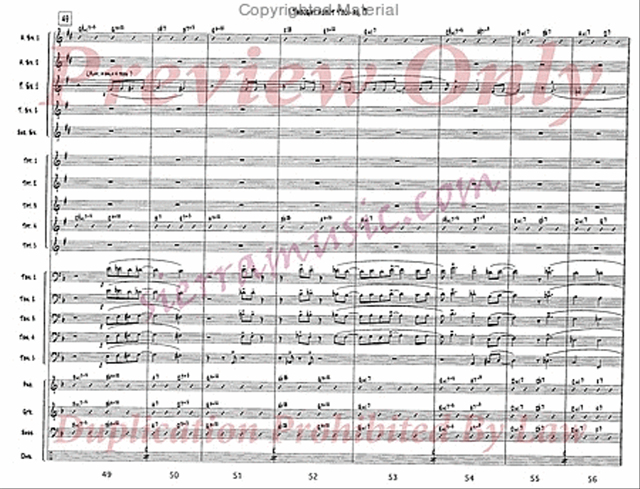I Thought About You Jazz Ensemble scores gallery preview page 8