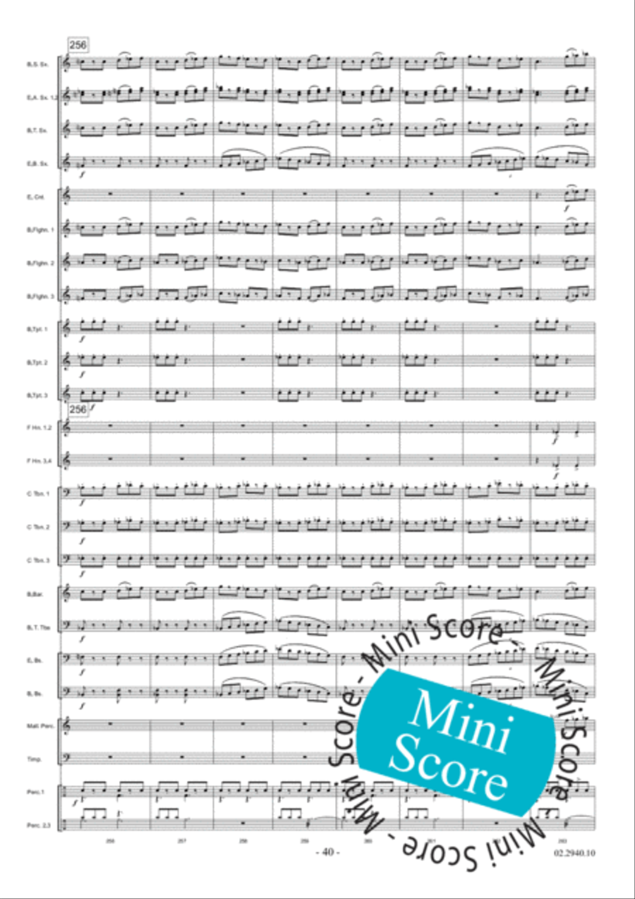 Aurora Fanfare Band scores gallery preview page 46