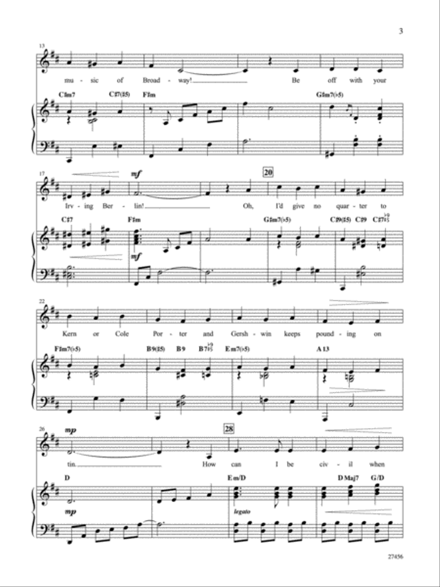 Seven by Gershwin Piano Accompaniment scores gallery preview page 4