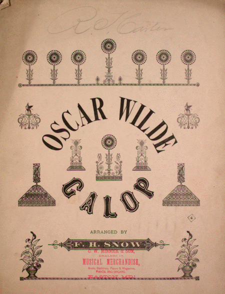 Oscar Wilde Galop