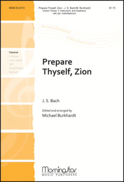 Prepare Thyself Zion (Choral Score)