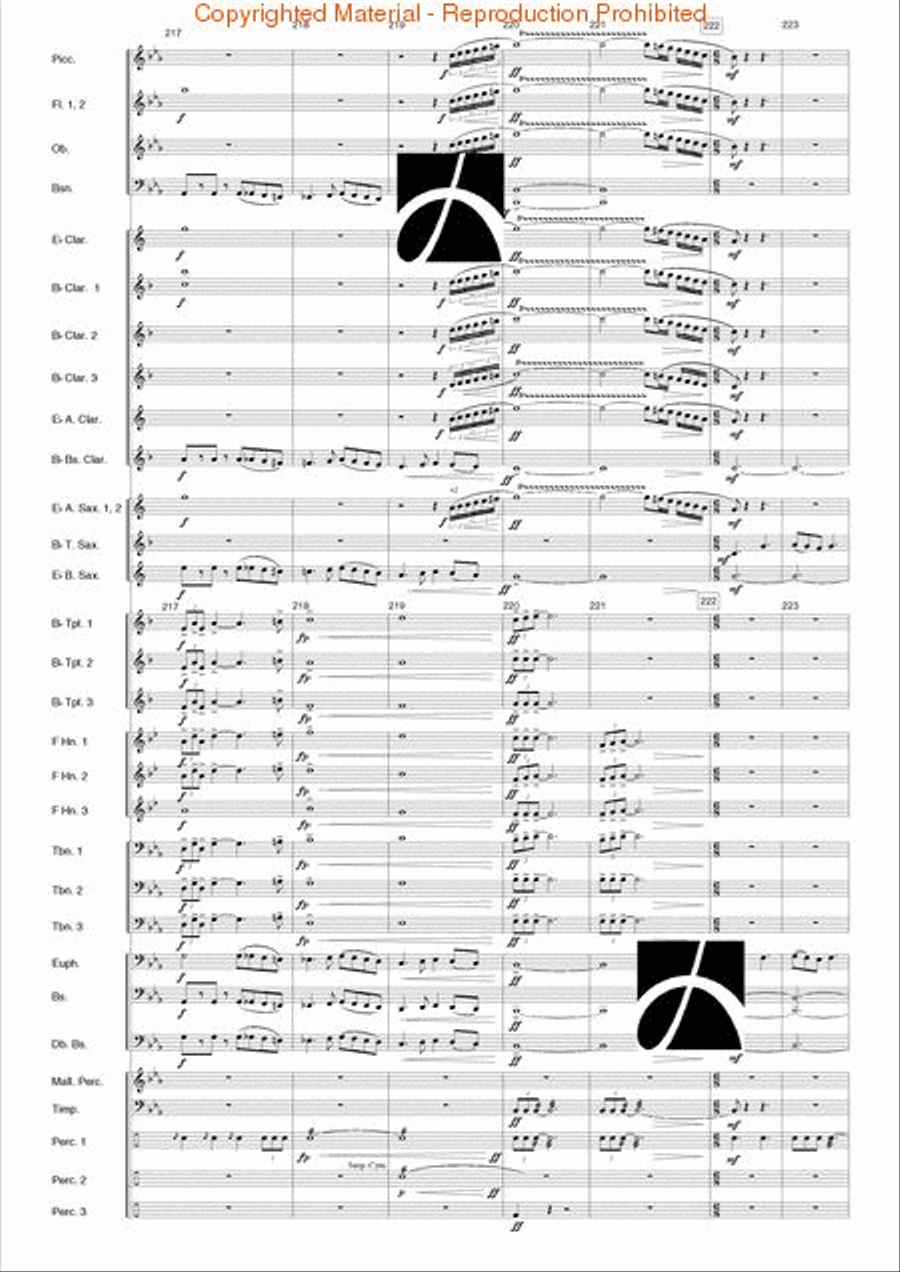 Virginia Concert Band scores gallery preview page 35