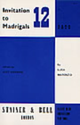 Book cover for Invitation to Madrigals Book 12