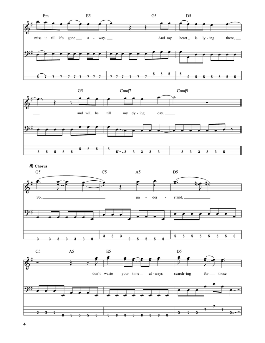 Wasted Years Wasted Years Acoustic Guitar scores gallery preview page 4