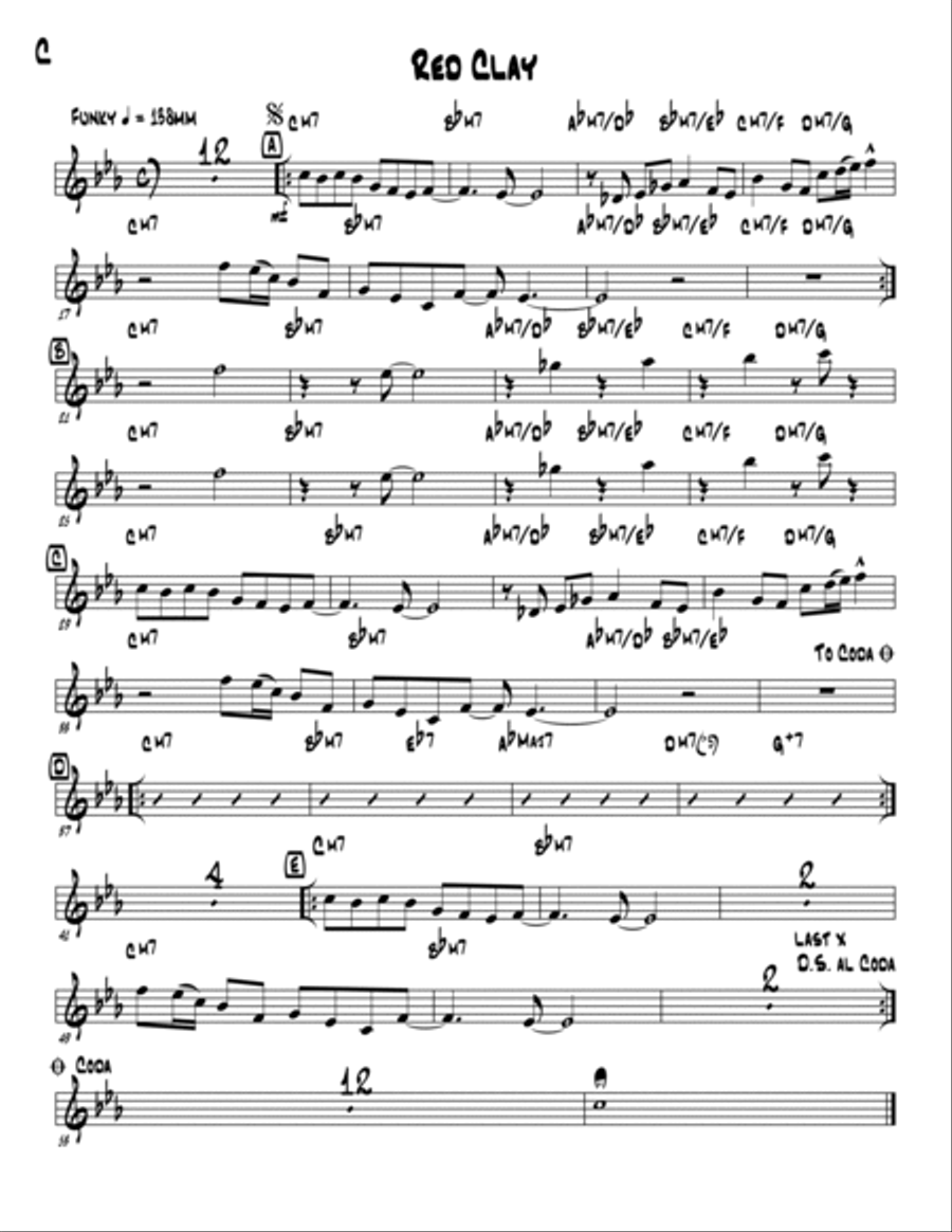 Red Clay Jazz Ensemble scores gallery preview page 2