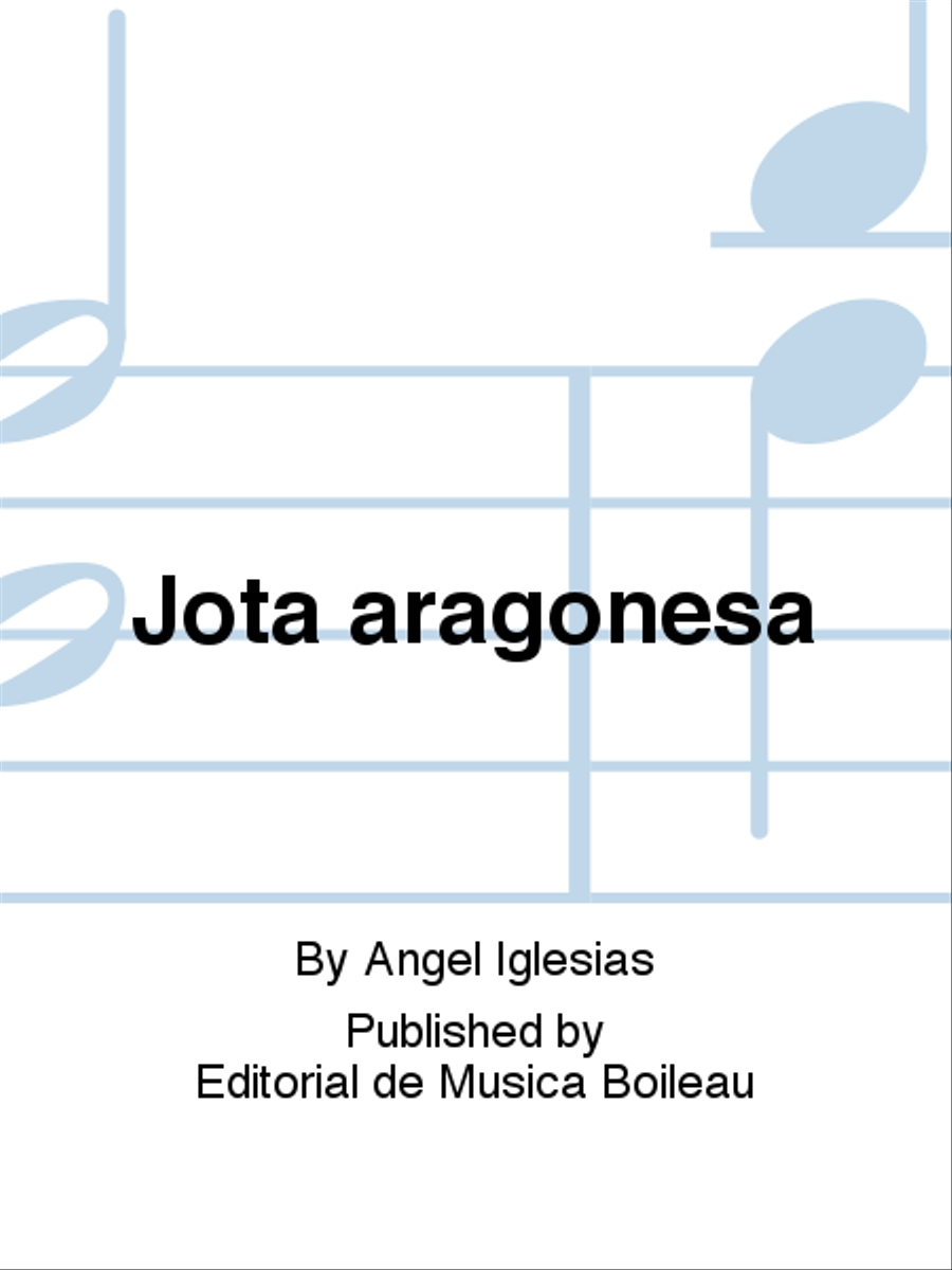 Jota aragonesa Guitar scores gallery preview page 1