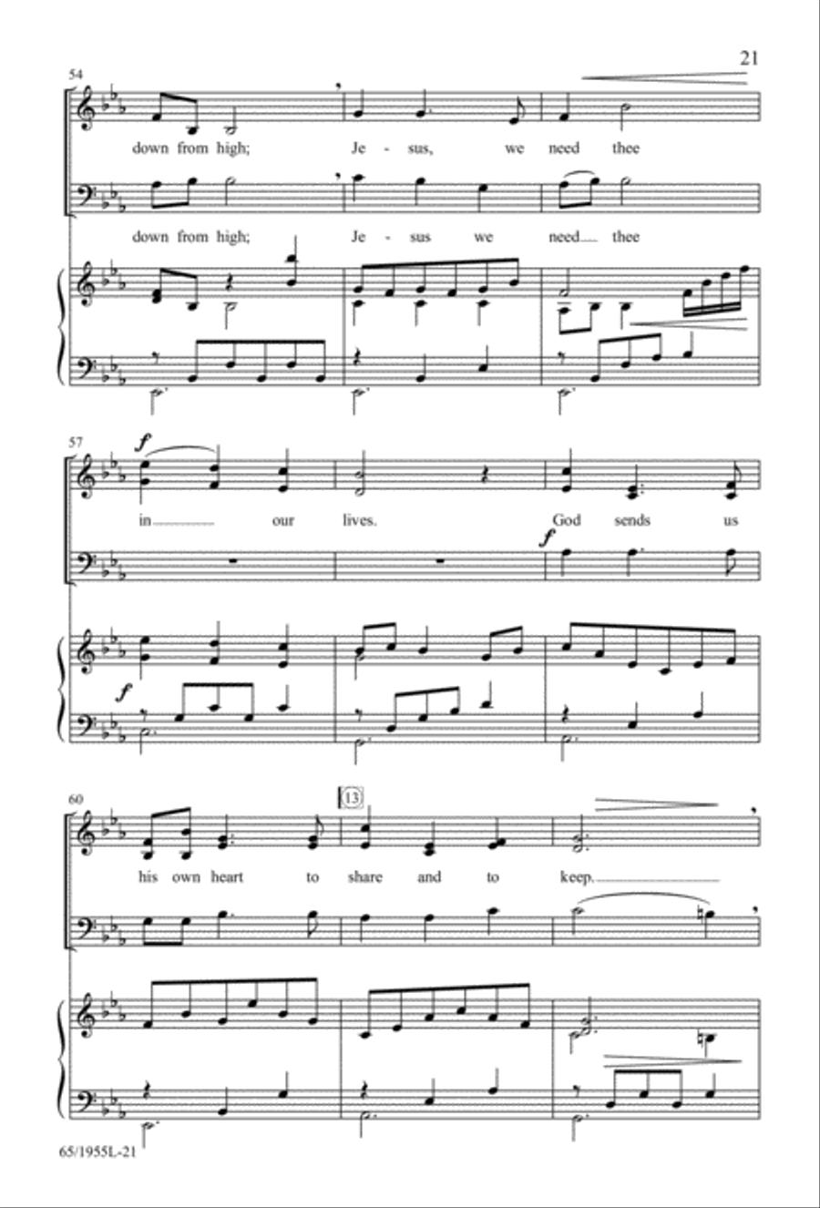 The Promise of a King 3-Part scores gallery preview page 21