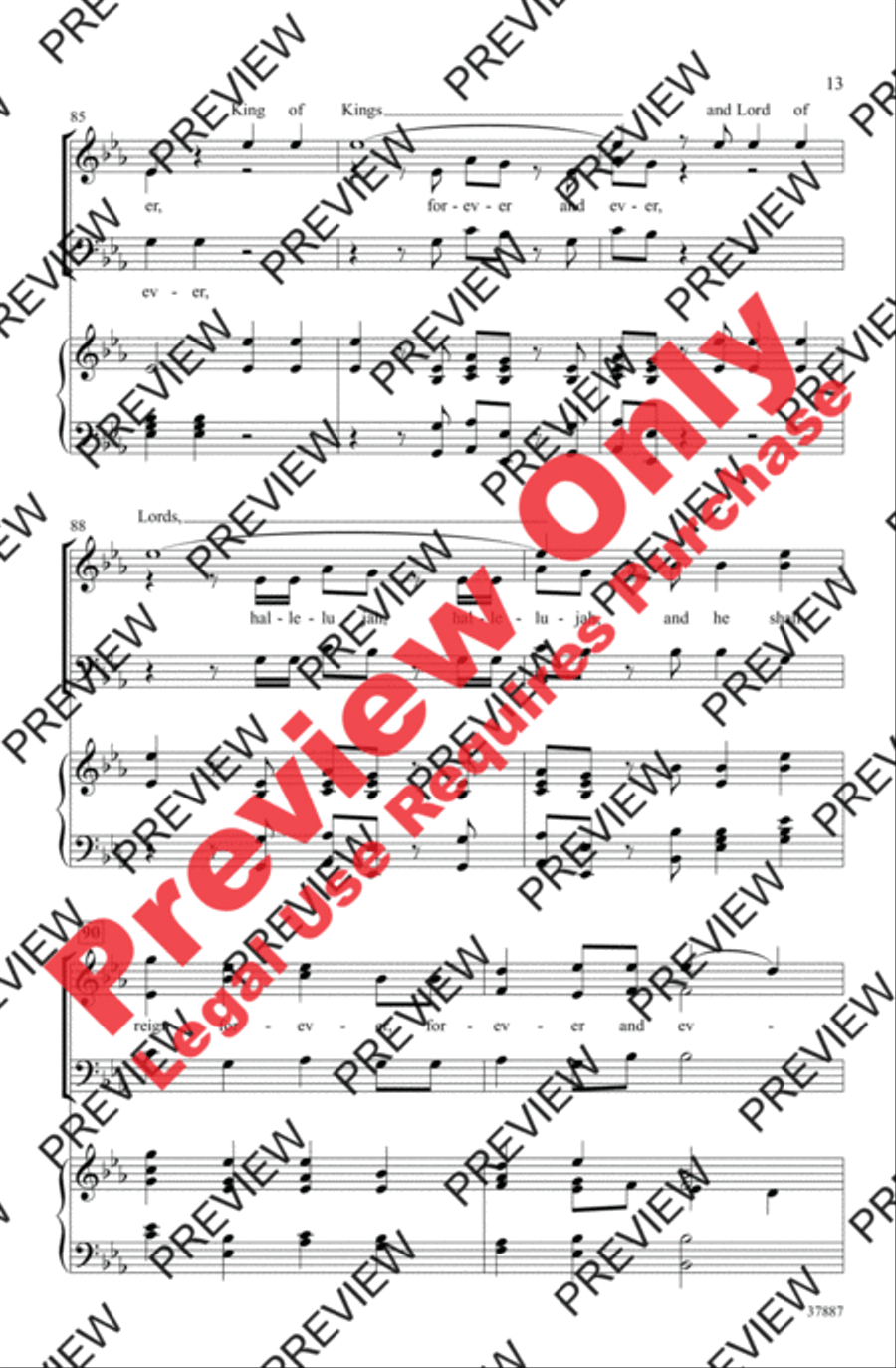 A Classic Christmas 3-Part scores gallery preview page 13