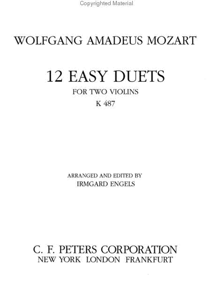 12 Easy Duets