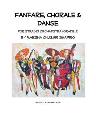 Book cover for Fanfare, Chorale and Danse for String Orchestra