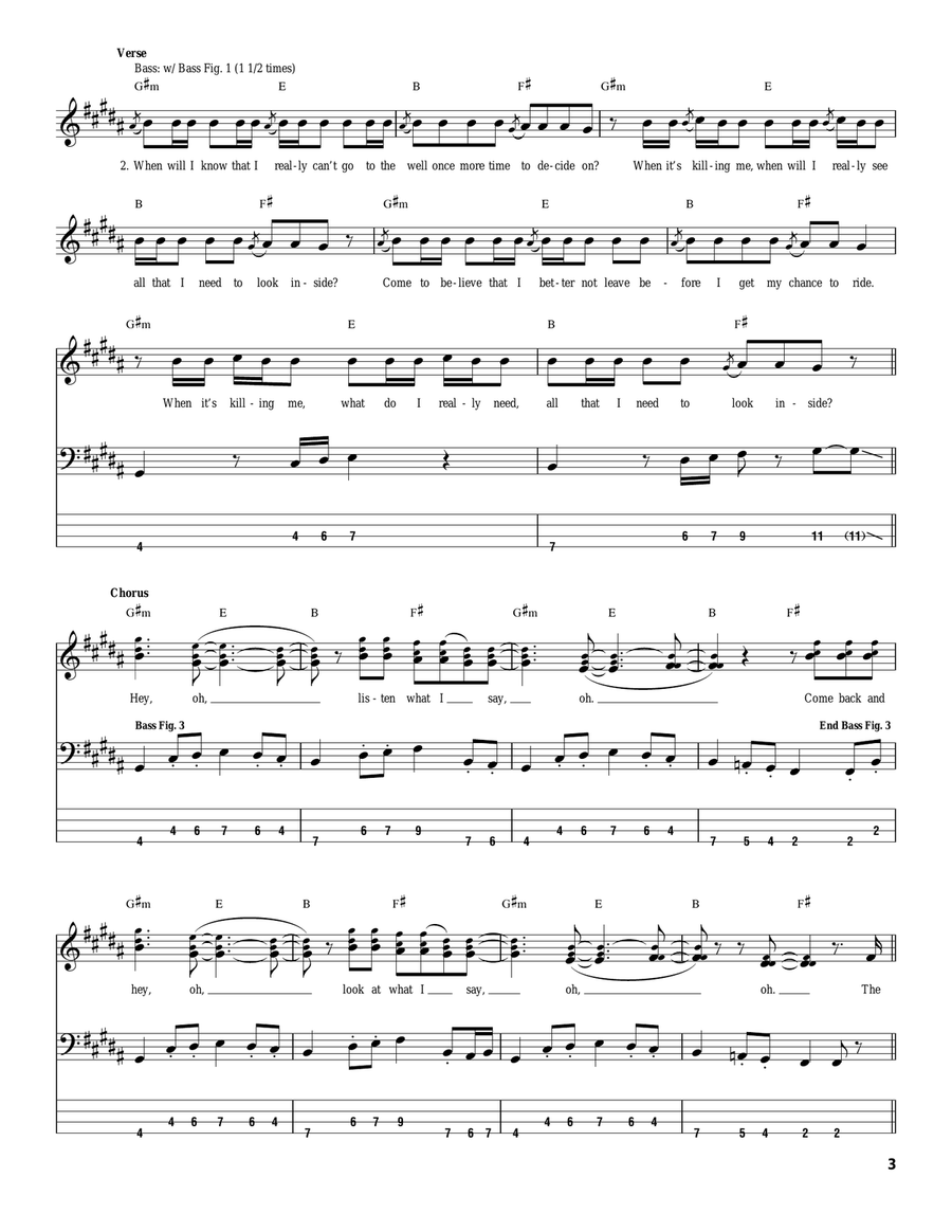 Snow (Hey Oh) Acoustic Guitar scores gallery preview page 3