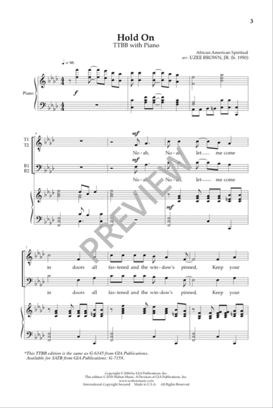 Hold On TTBB scores gallery preview page 4