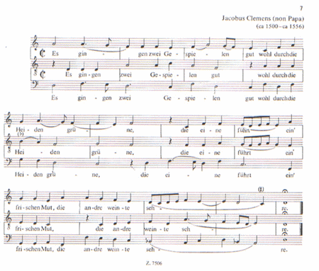 Schola cantorum VIII Zwei- und dreistimmige Motet