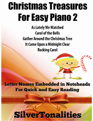 Book cover for Christmas Treasures for Easy Piano Volume 2 Sheet Music