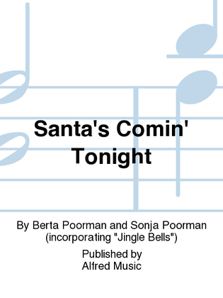 Book cover for Santa's Comin' Tonight