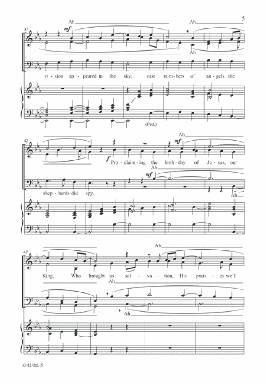 Rejoice and Be Merry 4-Part scores gallery preview page 6