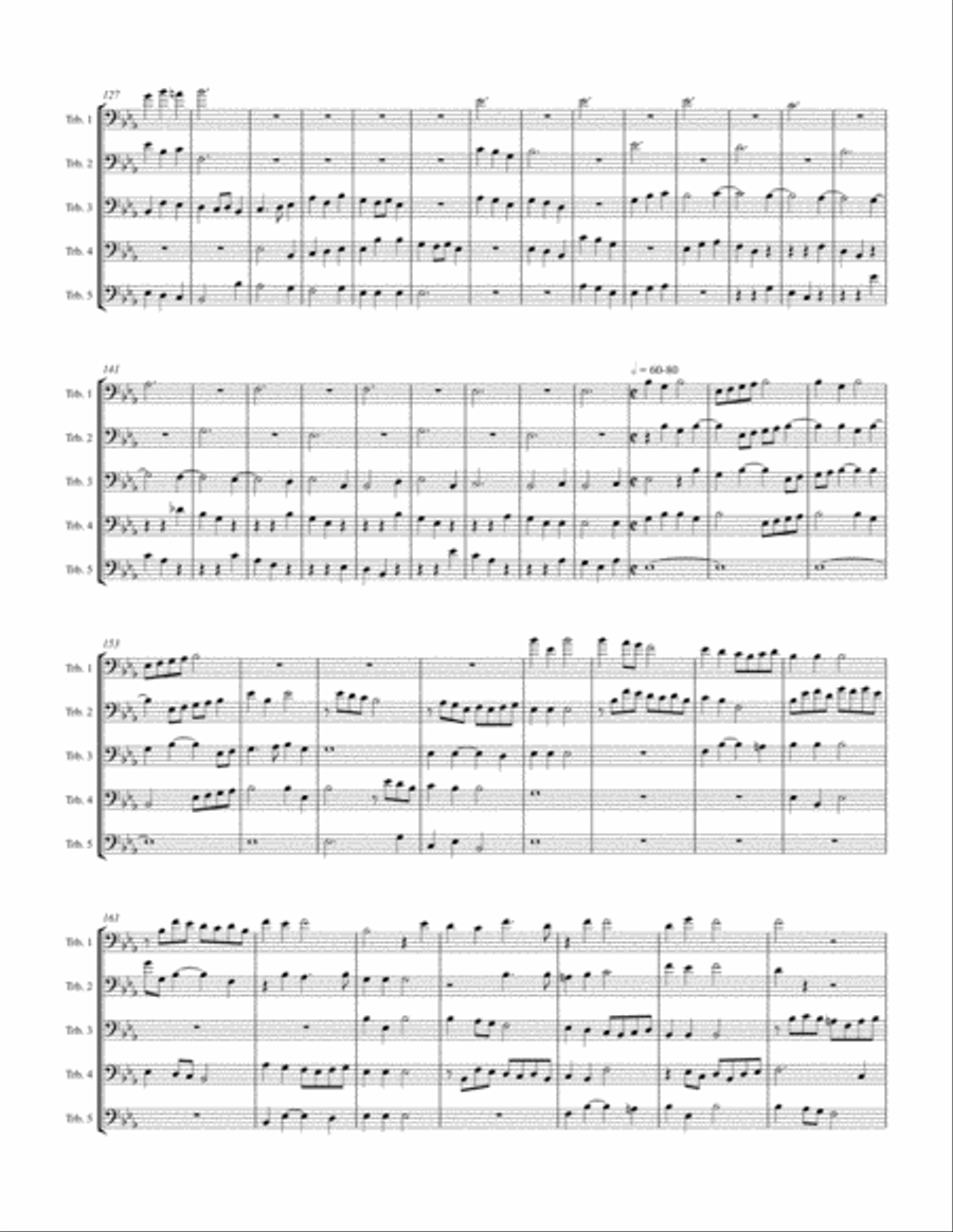 Canzon super Intradum Aechiopicam Trombone scores gallery preview page 6