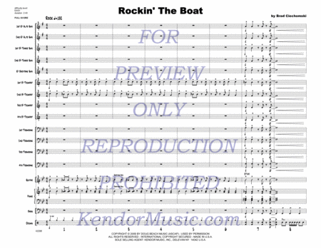 Rockin' The Boat (Full Score)