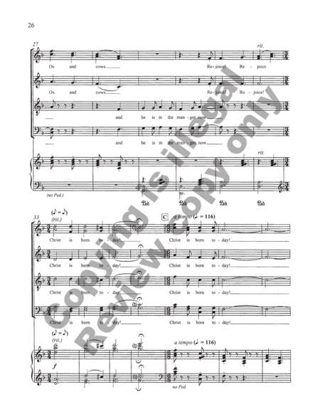 Rejoice! (SATB Piano/Choral Score) image number null