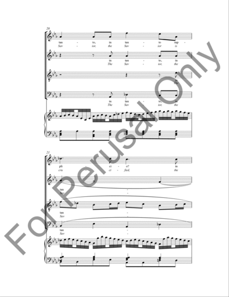 Quis Est Homo Quis Est Homo 4-Part scores gallery preview page 9