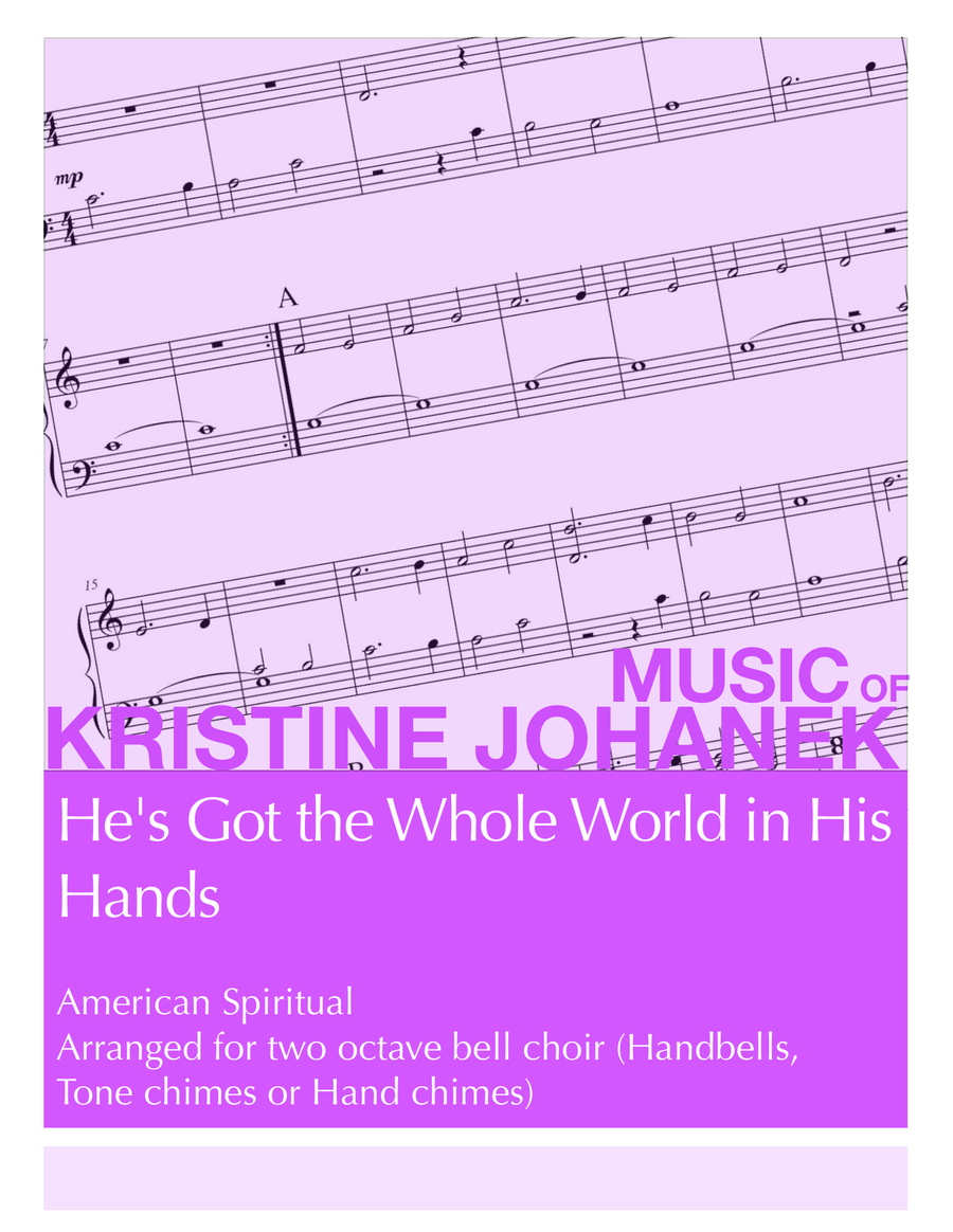 He's Got the Whole World in His Hands (2 Octaves. Reproducible) 2-Octaves scores gallery preview page 1
