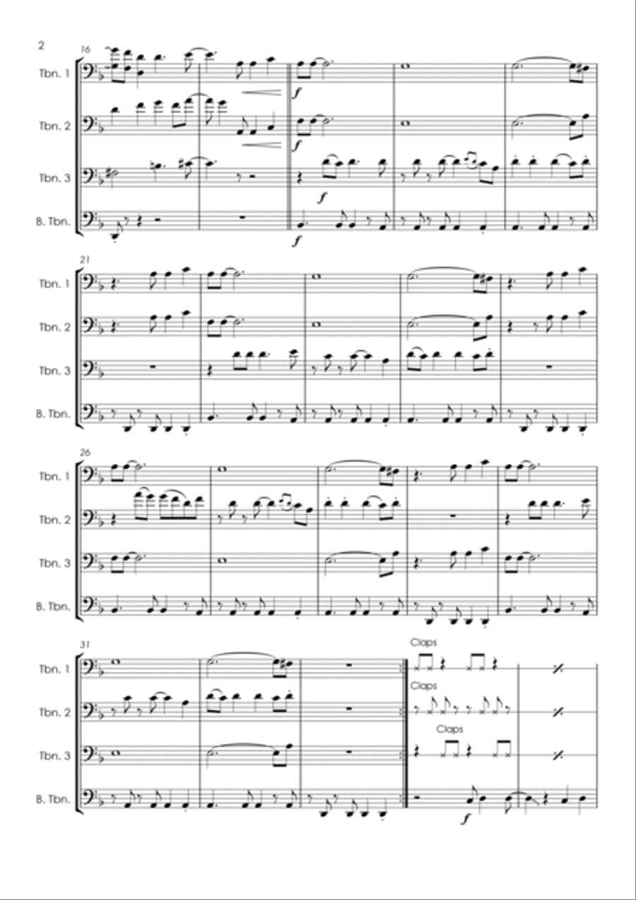 Happy Brass Quartet scores gallery preview page 6