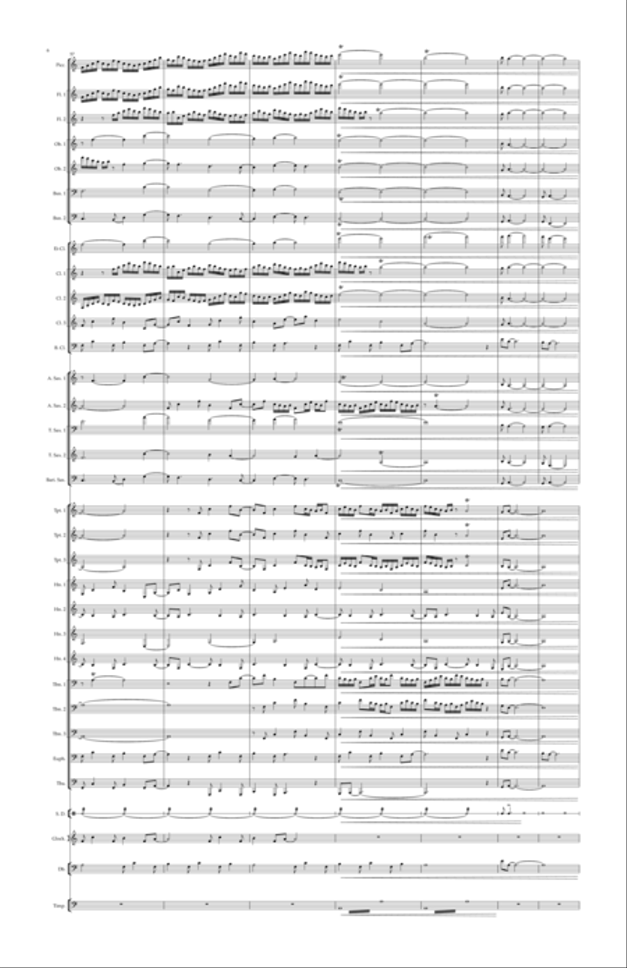 Peshtigo for Small Concert Band Concert Band scores gallery preview page 6