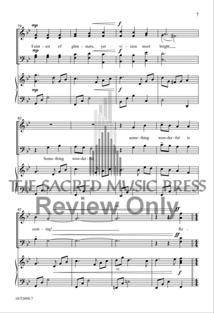 Something Wonderful 4-Part scores gallery preview page 6