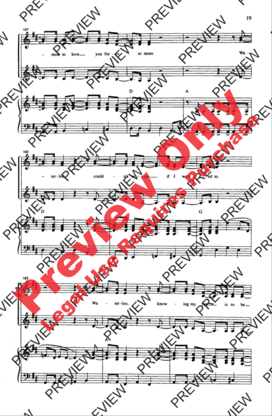 ABBA Forever! ABBA Forever! Women's Choir scores gallery preview page 19