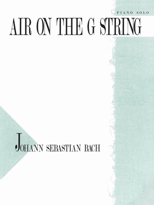 Book cover for Air on the G String