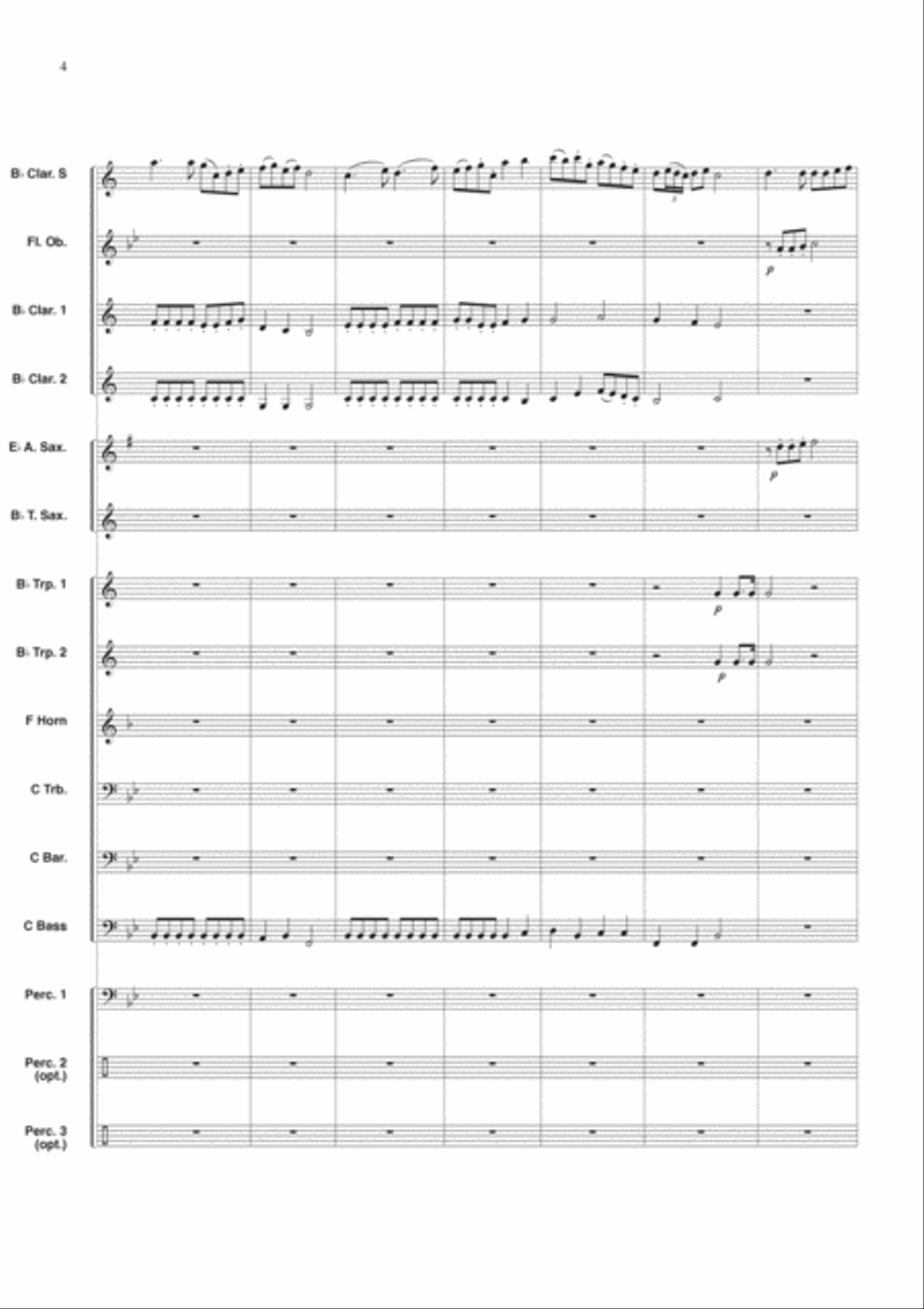 Concertino Classico Concert Band scores gallery preview page 4