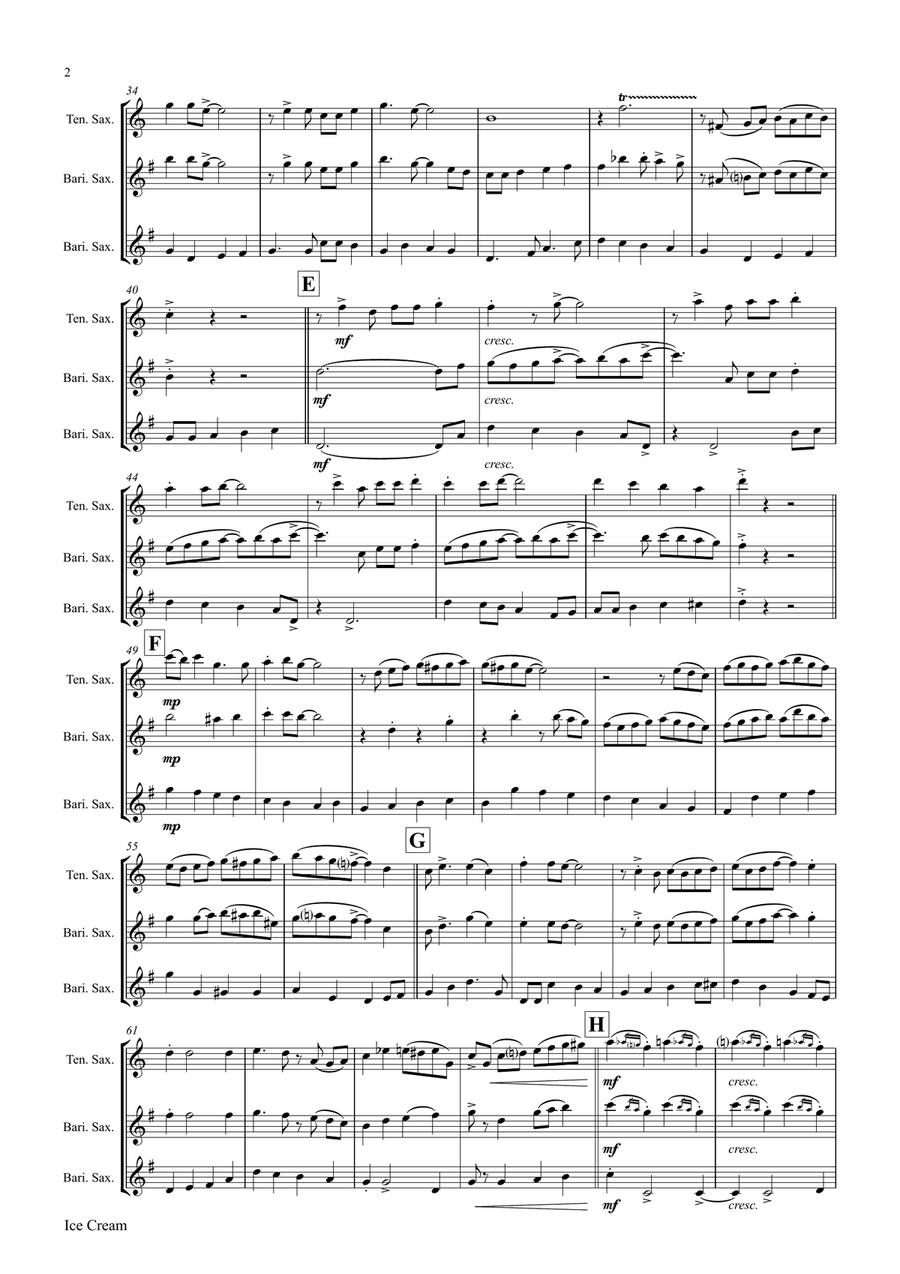 (i Scream-you Scream-we All Scream For) Ice Cream by Thomas Graf Woodwind Trio - Digital Sheet Music page 2