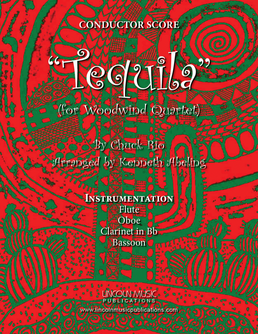 Tequila Woodwind Quartet scores gallery preview page 1
