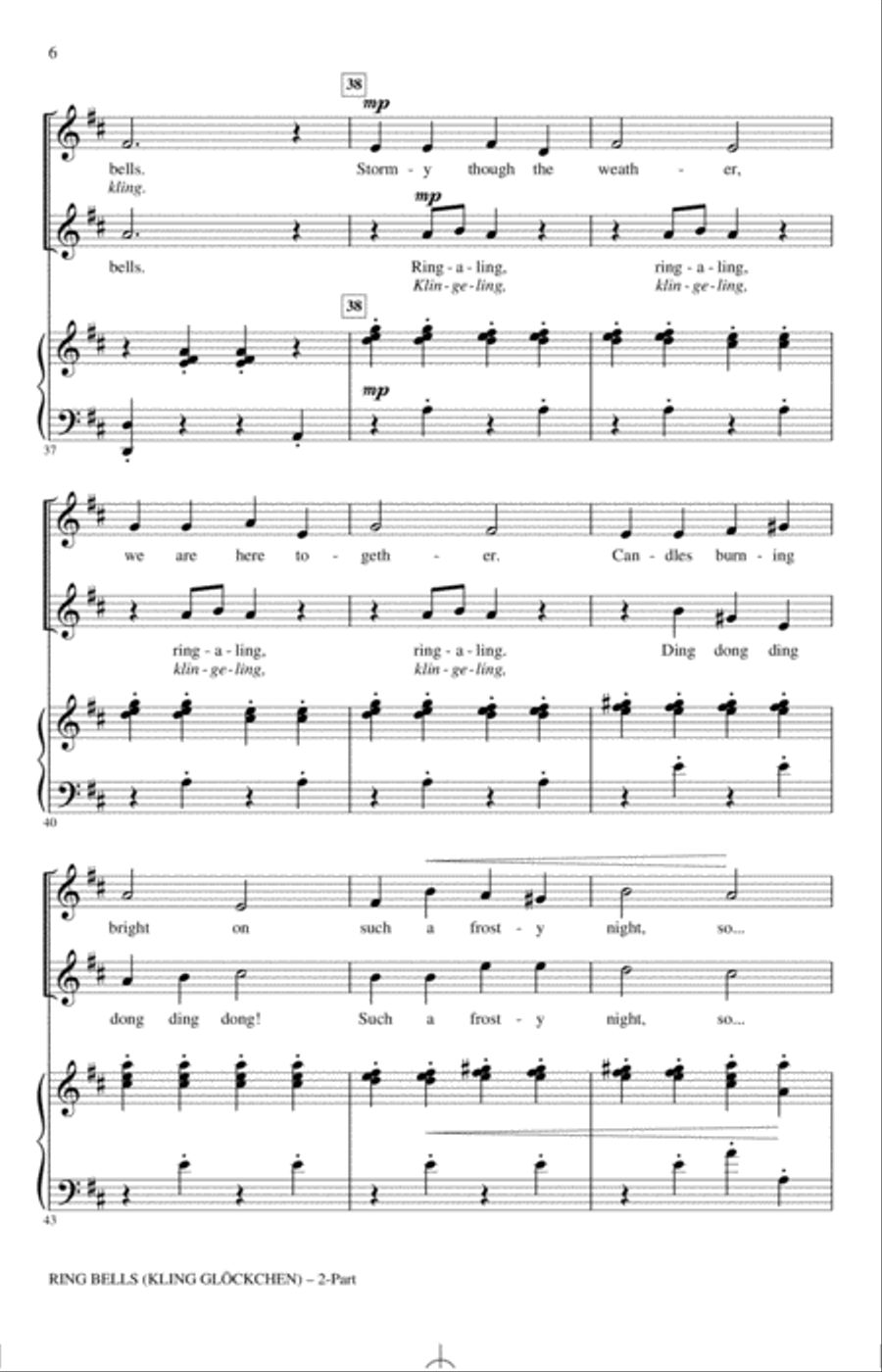 Ring Bells (Kling Glockchen) 2-Part scores gallery preview page 5