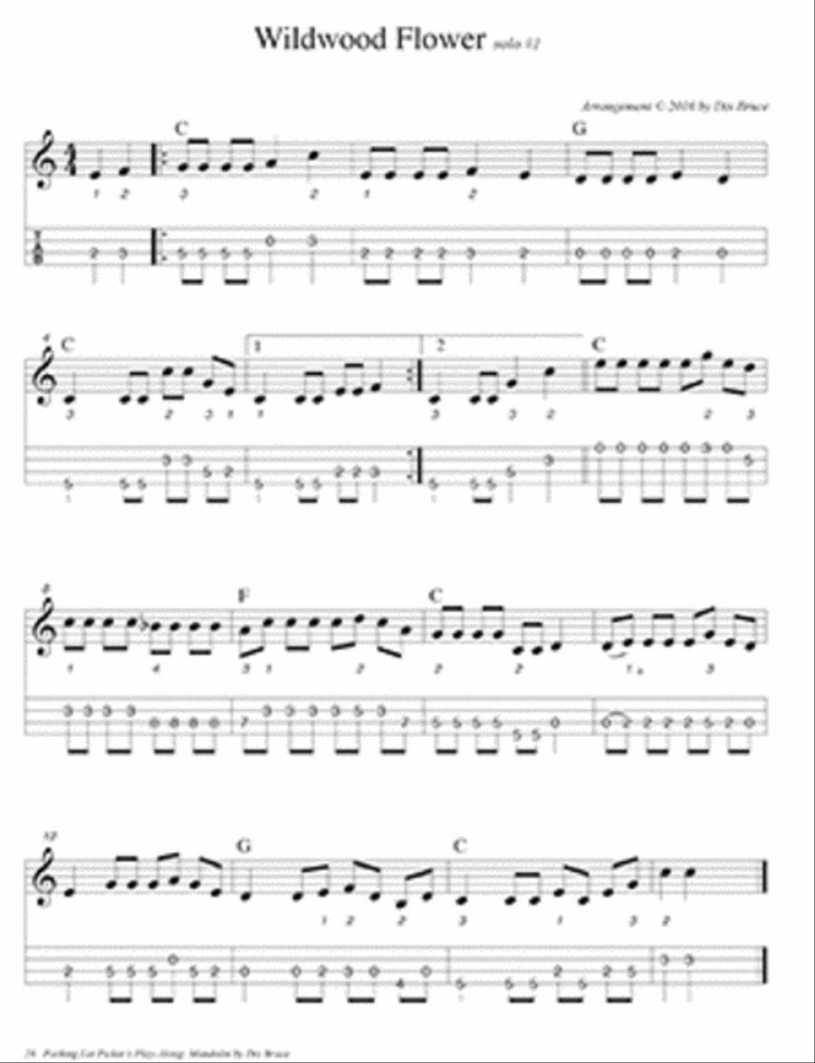 Parking Lot Picker's Play-Along: Mandolin Mandolin scores gallery preview page 3