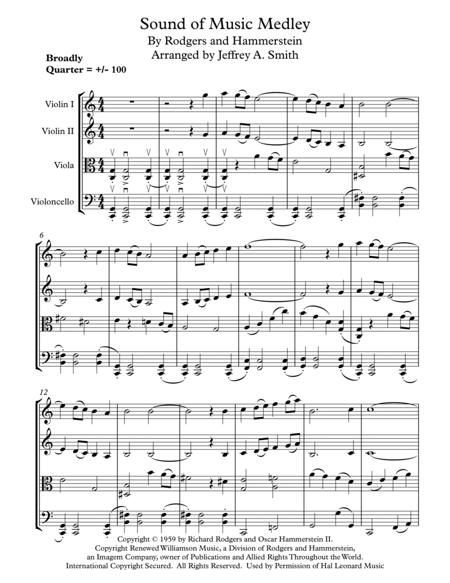 The Sound of Music Vocal Score