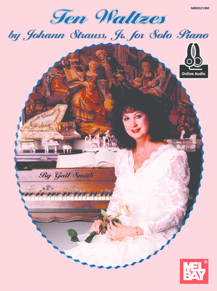 Book cover for Ten Waltzes by Johann Strauss, Jr. for Solo Piano
