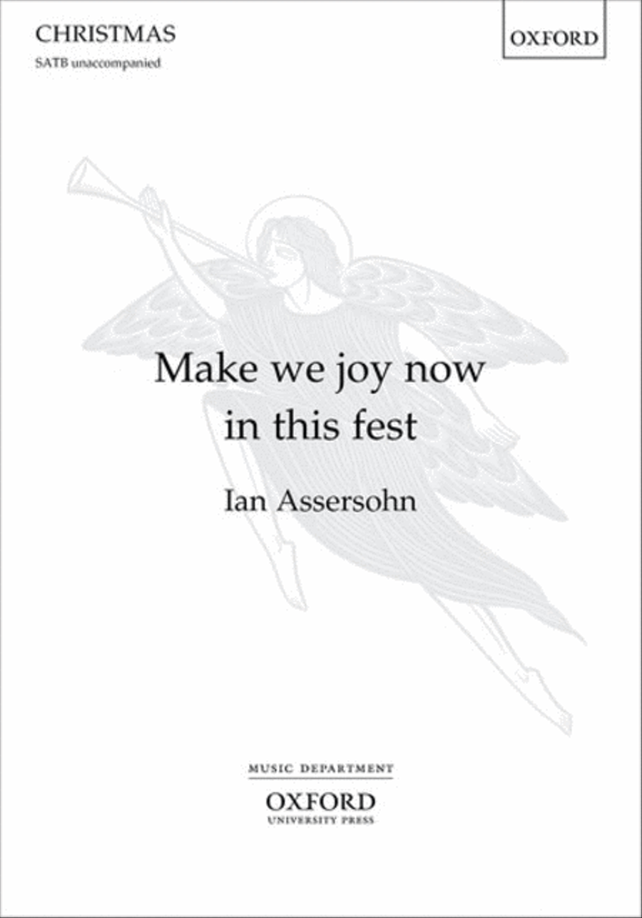 Make we joy now in this fest 4-Part scores gallery preview page 1