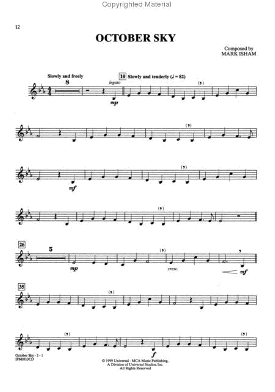 Movie Instrumental Solos - Horn (Book and CD) Horn Solo scores gallery preview page 3