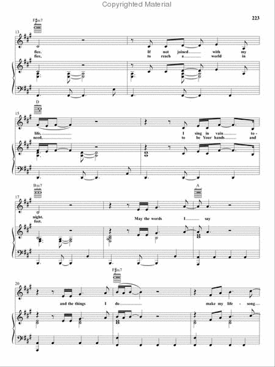 The Library of Contemporary Christian Music Piano, Vocal, Guitar scores gallery preview page 4