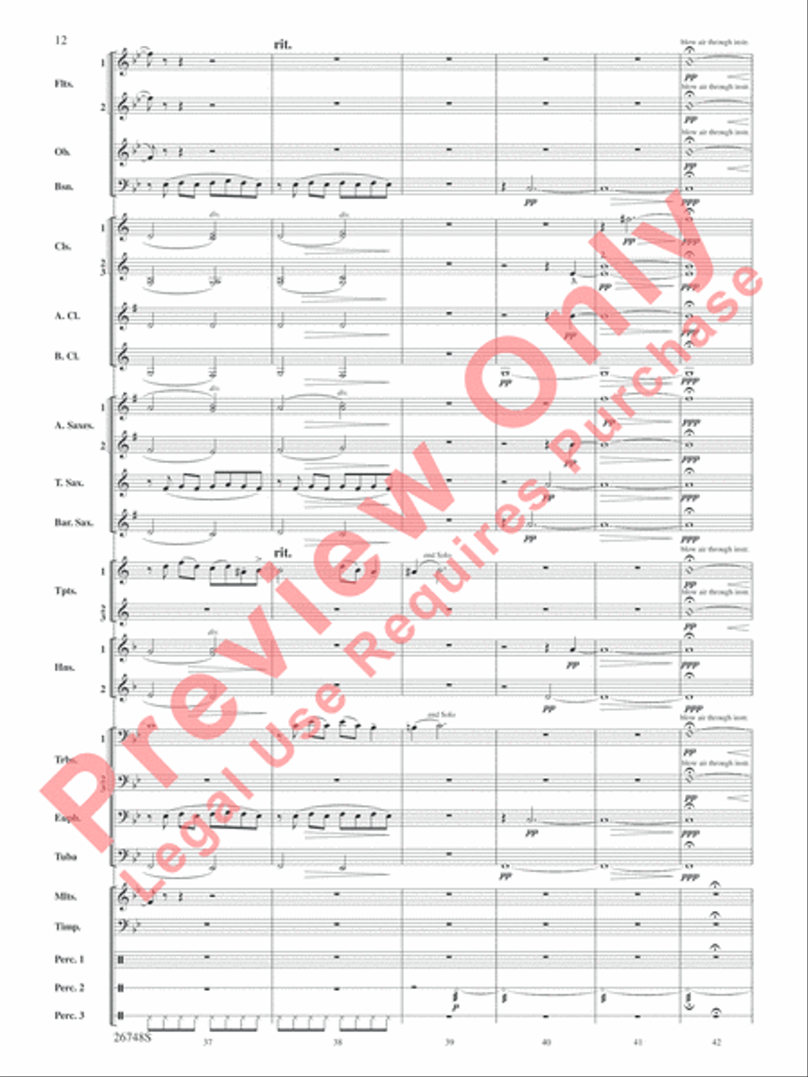 Cotton Ferry Expedition Concert Band scores gallery preview page 13