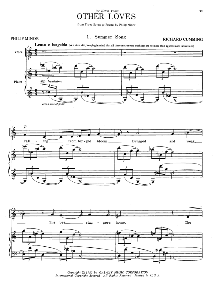 Other Loves High Voice scores gallery preview page 1