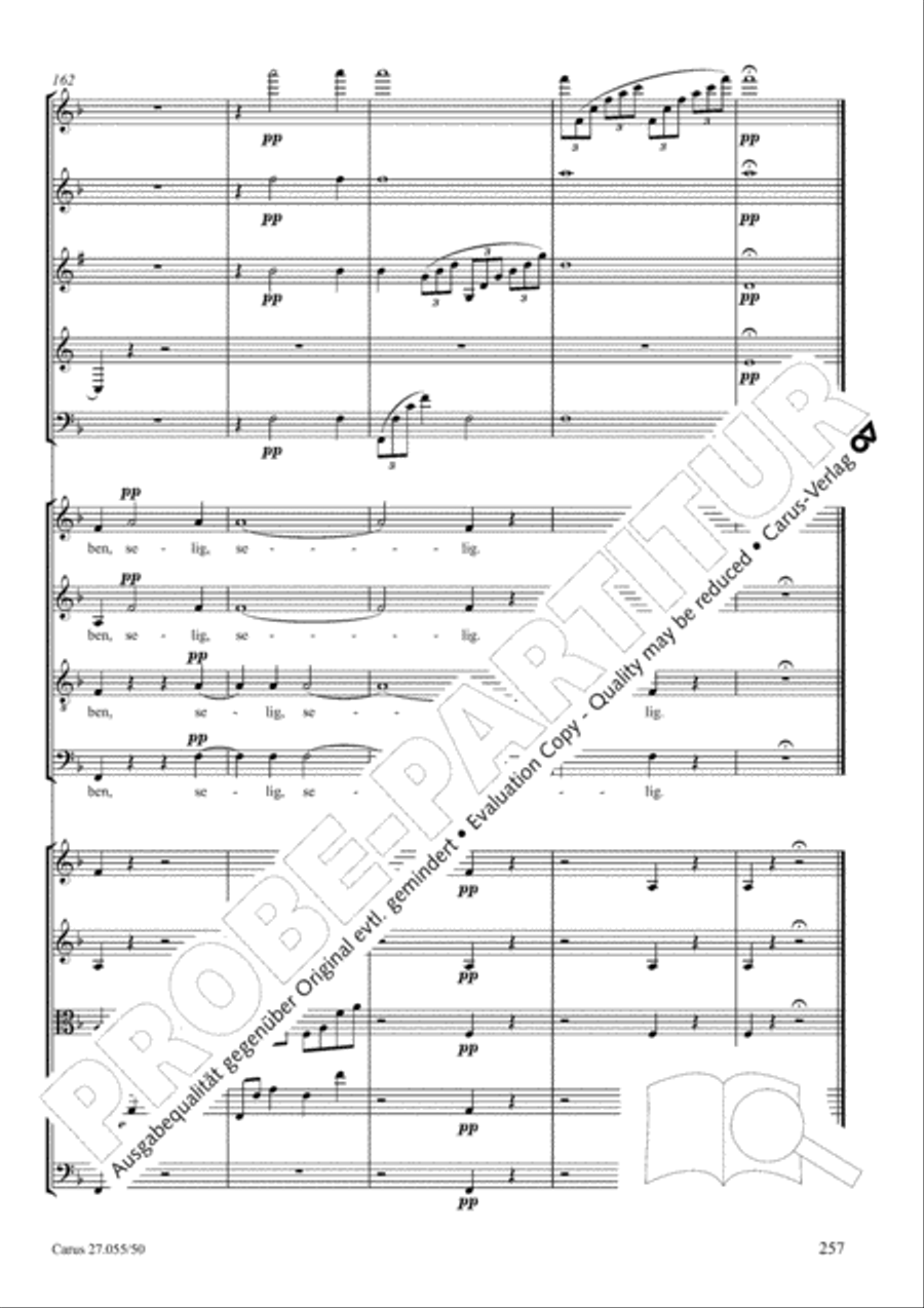 Ein Deutsches Requiem (German Requiem) 4-Part scores gallery preview page 264