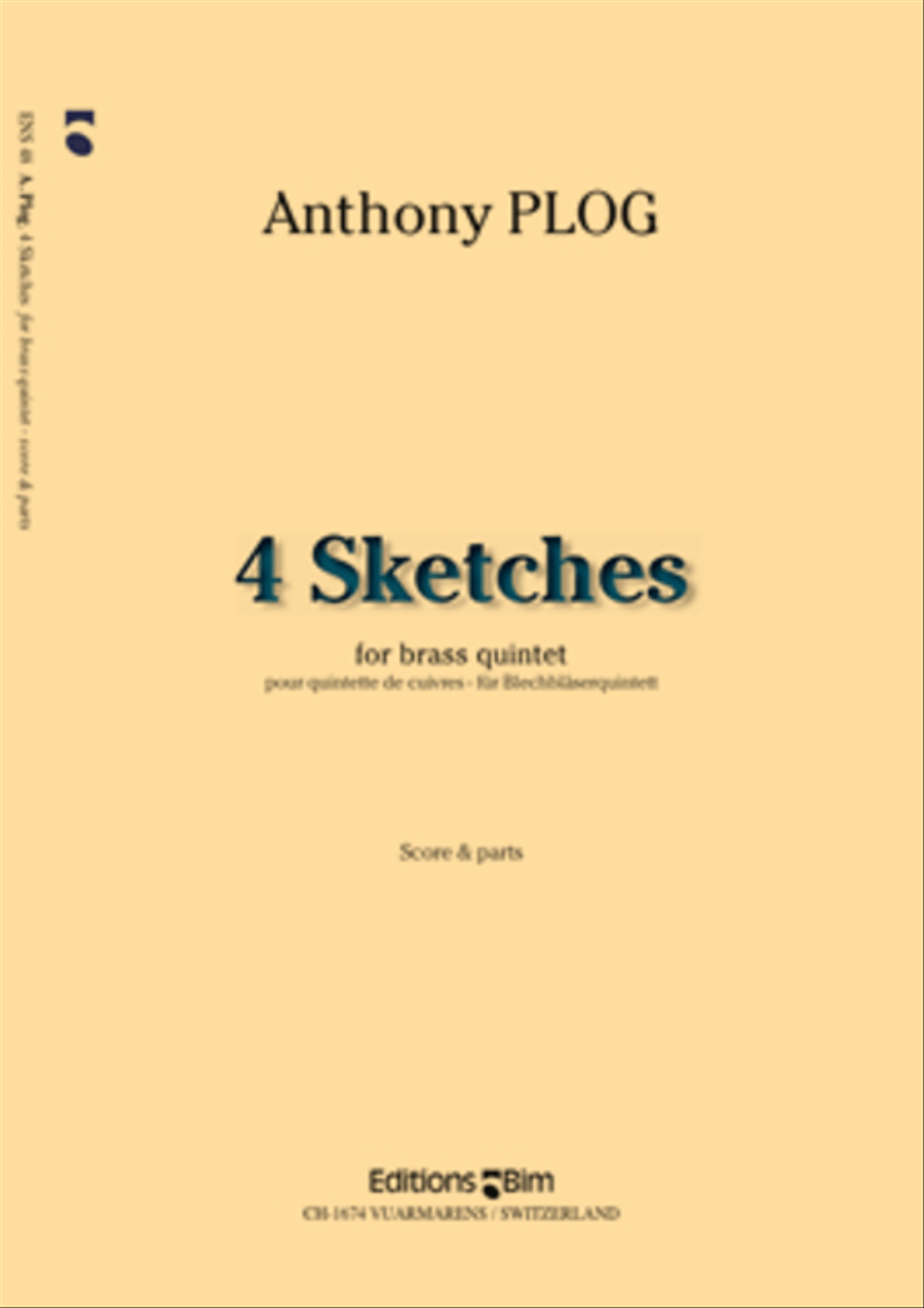 4 Sketches Brass Quintet scores gallery preview page 1