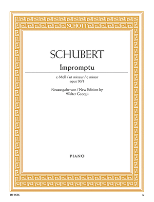 Book cover for Impromptu Op. 90/1 C Min