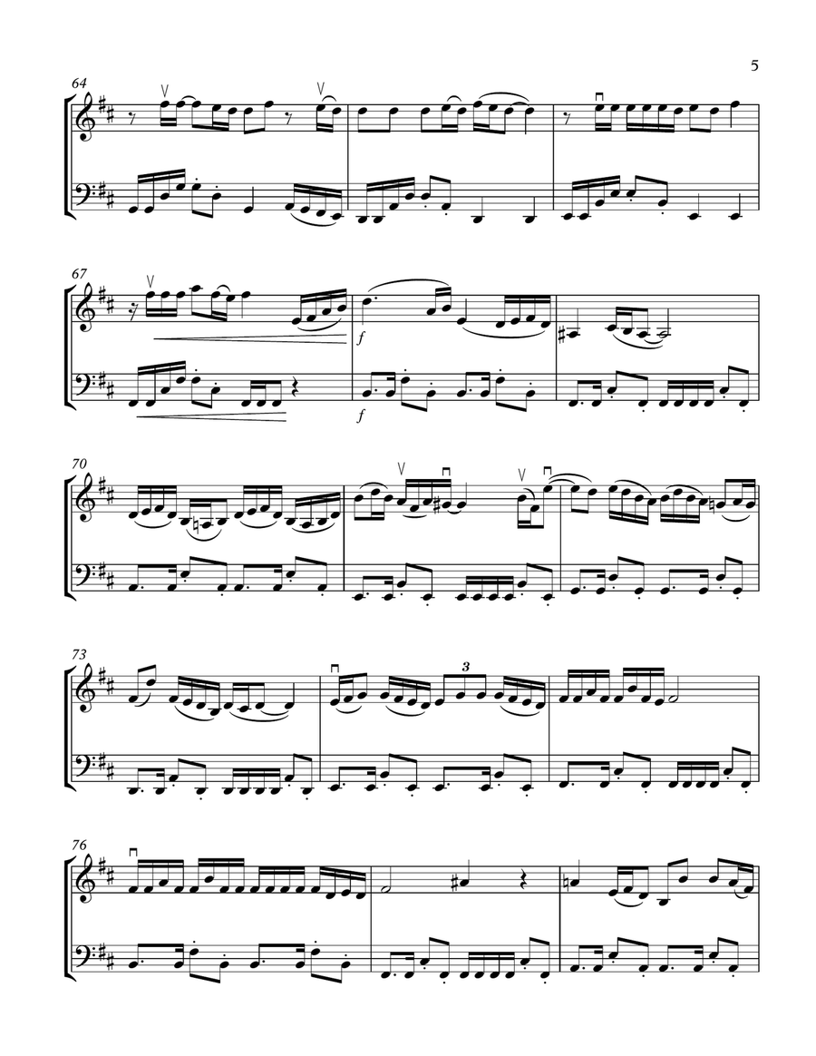 Hotel California String Duet scores gallery preview page 5
